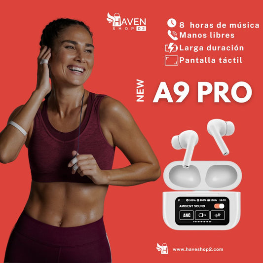 A9 Pro™ Silencio, conexión y control, todo desde tu bolsillo.
